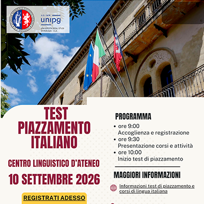 Test Piazzamento ITALIANO - 10 settembre 2026 ore 9:00